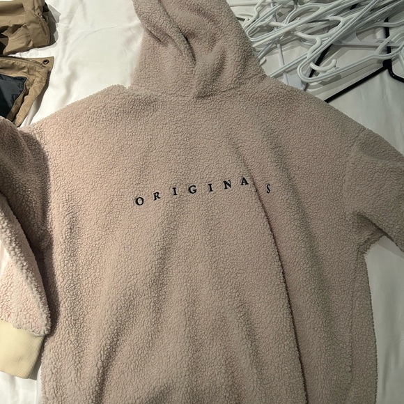 Jack & Jones Other - Jack & Jones Cream Sherpa Hoodie